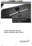 benutzerhandbuch user manual picture optimizer plus