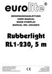 EUROLITE RL1-230, 5m User Manual
