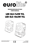 EUROLITE LED Floor SLS-400 RGB DMX User Manual