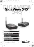 Marmitek GigaView 545 User Manual