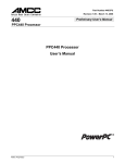 PPC440 Processor User's Manual