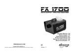 FX1700 fogger - user manual - COMPLETE