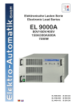 User manual Electronic Load Series EL9000A 7200W - HH-CM