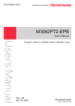 M3062PT2-EPB User's Manual