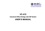 VC-412 USER'S MANUAL - RubyTech Deutschland GmbH