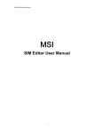 SIM Editor User Manual