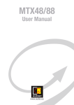 User Manual - Huss Licht & Ton