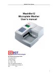 Wash8to12 Microplate Washer User's manual