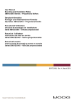 User Manual - Mounting and Installation Notes - D661/2/3/4