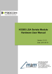 H330S LGA Serials Module Hardware User Manual