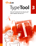 TypeTool 3 for Macintosh User Manual