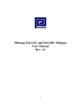 Phihong PoE125U and PoE240U Midspan User Manual Rev. A1