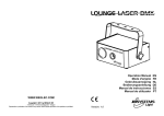 LOUNGE LASER DMX - user manual - V1,0