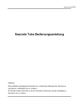 Seecode Tube Bedienungsanleitung