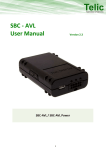 SBC - AVL User Manual Version 2.3