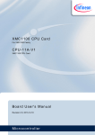 Microcontroller XMC1100 CPU Card Board User's Manual