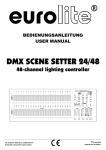 EURLITE DMX Scene Setter User Manual