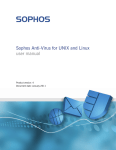 Sophos Anti-Virus for UNIX and Linux user manual