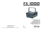 FX1000 fogger - user manual - COMPLETE