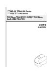 USER'S MANUAL TT040-50/ TT040-60 Series TT2205/ TT3204 Series