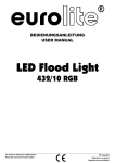 EUROLITE LED PAR-64 RGB Spot short User Manual