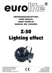 EUROLITE Z-50 User Manual