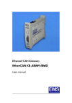EtherCAN CI-ARM9/RMD User Manual - EMS
