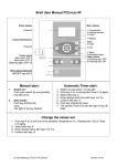 Brief User Manual FCUxxxx-IR Manuel start