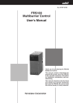 FRS100 Multiburner Control User's Manual