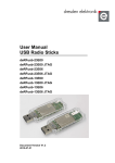 USB radio sticks deRFusb User Manual