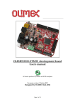 OLIMEXINO-STM32 development board User's manual