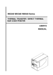 USER'S MANUAL MX240/ MX340/ MX640 Series