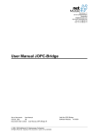 User Manual JOPC-Bridge