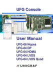 UFG Console User Manual