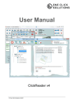 User manual ClickReader v4