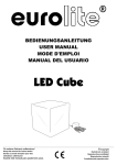 EUROLITE LED Cube user manual