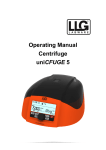 User manual uniCFUGE 5 - Master Englisch - LLG