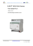 K-BUS  R KNX/DALI Gateway User manual-Ver. 1