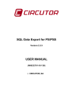 SQL Data Export for PS/PSS USER MANUAL