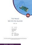 User manual MSC STK-TDC