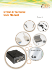 GT864 E Terminal User Manual