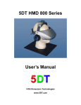 5DT HMD 800 Series User's Manual - playking.de