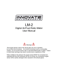 Digital Air/Fuel Ratio Meter User Manual