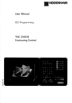 User Manual ISO Programming 2500 B