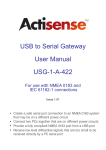 USG-1-A-422 User Manual issue 1.01.indd