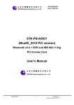 STA-PB-A0031 (BlueW_2310 PCI version) User's Manual