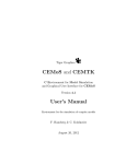 User's Manual - Carl von Ossietzky Universität Oldenburg