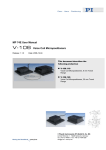 MP 74E User Manual V-106 Voice Coil Micropositioners