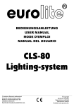 Eurolite CLS-80 user manual