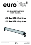 EUROLITE LED Bar RGB 126/10 20° User Manual